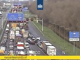 A2 dicht tussen Everdingen en Oudenrijn na ongeluk