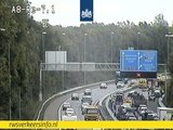 A8 richting Amsterdam dicht na ongeval