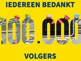 Mijlpaal op Twitter: 100.000 volgers