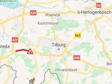 Kettingbotsing op A58 tussen Sint Annabosch en Ulvenhout