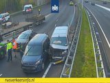 A15 dicht bij knooppunt Rozenburg door ongeval