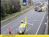 A12 richting westen dicht voor Maanderbroek na ongeval