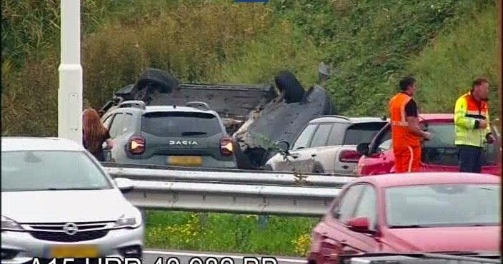 Onderzoek naar ongeval op de A15 richting Europoort