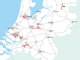 Hier voert Rijkswaterstaat dit weekend werkzaamheden uit