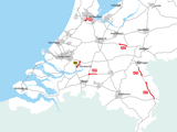 Hier voert Rijkswaterstaat dit weekend werkzaamheden uit