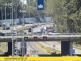 Buitenring A10 nagenoeg dicht door ongeluk