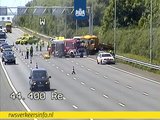 Vertraging op de A12 bij Woerden richting Utrecht na ongeval