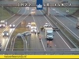 A15 richting Nijmegen dicht na ongeval bij knooppunt Valburg