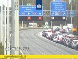 A16 bij Rotterdam-Centrum dicht vanwege ongeval