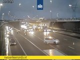 A1 richting Amsterdam dicht bij knooppunt Diemen