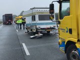 A28 dicht bij De Wijk door ongeluk