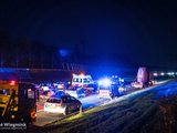 A32 bij Heerenveen dicht na ongeval