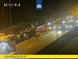 Verkeer aan noordkant Amsterdam vast door ongeluk op A7