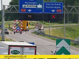 Ongeval op knooppunt Gorinchem: verbindingswegen dicht