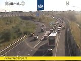 A9 bij knooppunt Badhoevedorp in beide richtingen dicht
