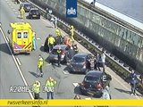 Groot ongeval op A20 richting Gouda