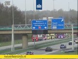 A1 bij Eemnes dicht na ongeval