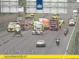 Files rondom Utrecht door ongeluk bij Oudenrijn