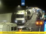 Beneluxtunnel richting Den Haag afgesloten na ongeluk