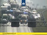A7 richting Hoorn dicht door ongeluk