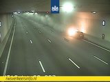 Ketheltunnel in beide richtingen dicht door autobrand