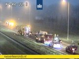 A7 dicht na ongeluk bij Purmerend-Noord