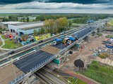 Hinder door afrondende werkzaamheden op de brug bij Purmerend (A7)