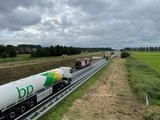 N50 dicht na ongeval met vrachtwagen