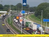 Hinder op A16 richting Rotterdam door ongeval