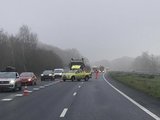 A58 bij Wouwse Plantage dicht na ongeval
