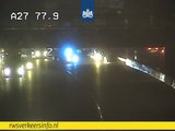 A27 richting Utrecht dicht na ongeval bij knooppunt Rijnsweerd