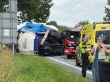 N36 dicht na ongeval bij Wierden-Noord