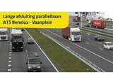 Meerdaagse afsluiting van de A15 richting Rotterdam bij knooppunt Benelux
