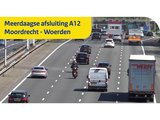 Vijfdaagse afsluiting tussen Gouda en Nieuwerbrug aan den Rijn (A12)