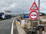Afsluitdijk A7 dicht door ongeval