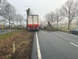 A65/N65 afgesloten door ongeval met vrachtwagen
