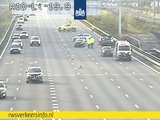 A10 bij Amsterdam-Oud Zuid dicht door ongeval