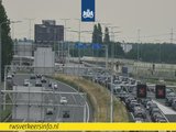A12 richting Utrecht dicht bij Prins Clausplein