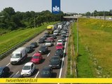 A13 dicht bij knooppunt Ypenburg na ongeval