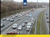 A27 dicht bij knooppunt Rijnsweerd door ongeval