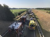 N50 dicht na ongeval bij Kampen