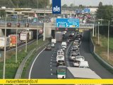 A4 richting Amsterdam dicht na ongeval
