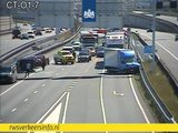 A5 richting Amsterdam dicht door ongeluk bij Coentunnel