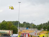 Ongeluk zorgt voor hinder op knooppunt Gorinchem