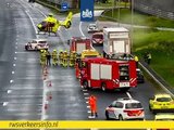 A2 vanaf Zaltbommel richting Utrecht dicht na ongeval