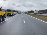 A67 bij Eersel dicht na ongeluk met vrachtwagen