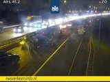 A9 richting Amstelveen dicht na kettingbotsing