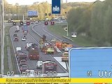 Ongeluk A2 bij Oudenrijn: flinke file richting Utrecht