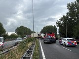A27 in beide richtingen dicht bij knooppunt Hooipolder door ongeval