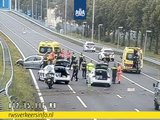 A12 bij Zoetermeer afgesloten na ongeval
